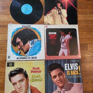 Elvis Presley Record LOT Almost in Love King Creole Frankie & Johnny Vinyl LPB